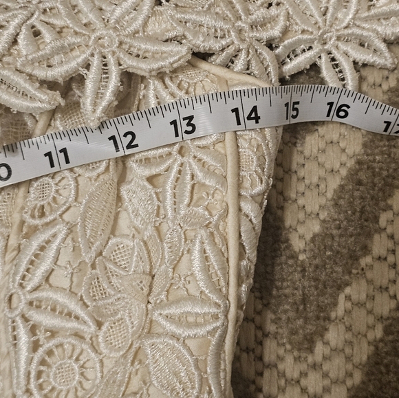 Vintage Embroidered Star Wedding  Dress. Size 4 NWT - Picture 7 of 8